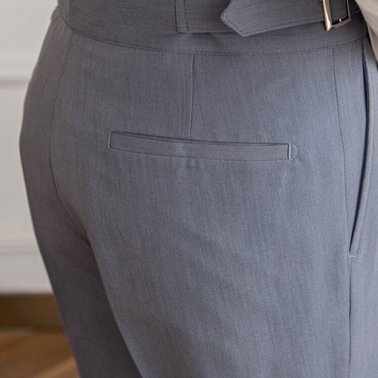 Alpenfeld™ | Ellis - Klassische Hose Mit Hoher Taille Und Schnallenverschluss Für Herren