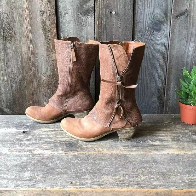 Alpenfeld | Trendige kniehohe Stiefel