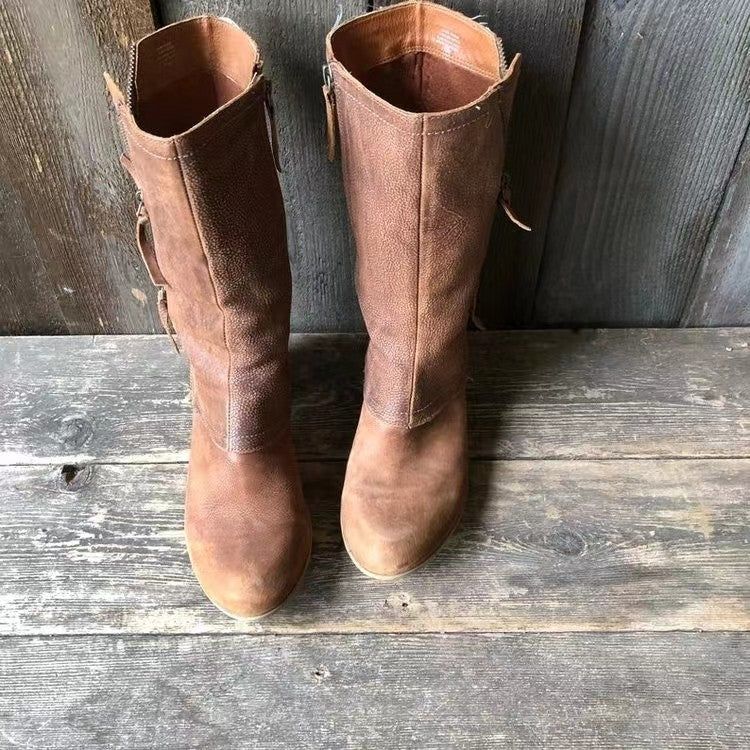 Alpenfeld | Trendige kniehohe Stiefel