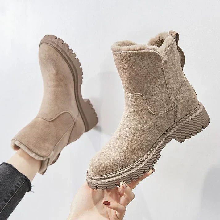 Alpenfeld™ | Gefütterte Winterstiefel mit Seitlichem Reißverschluss