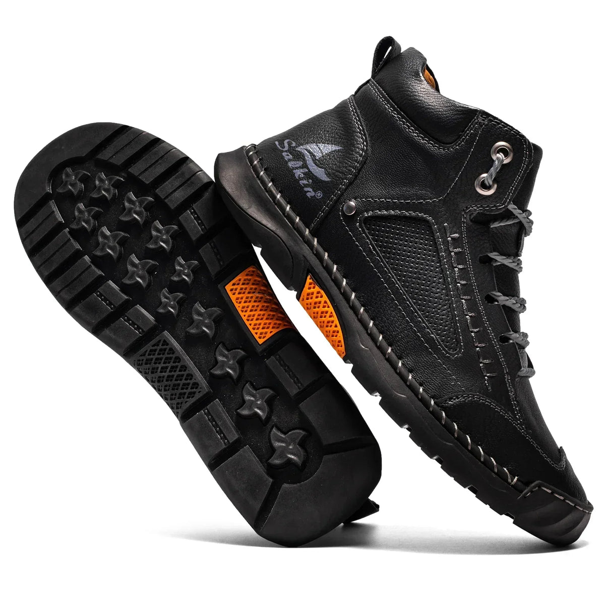 Alpenfeld™ | St. Moritz Leder High Top Schuhe