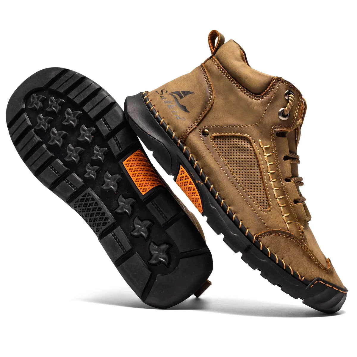Alpenfeld™ | St. Moritz Leder High Top Schuhe