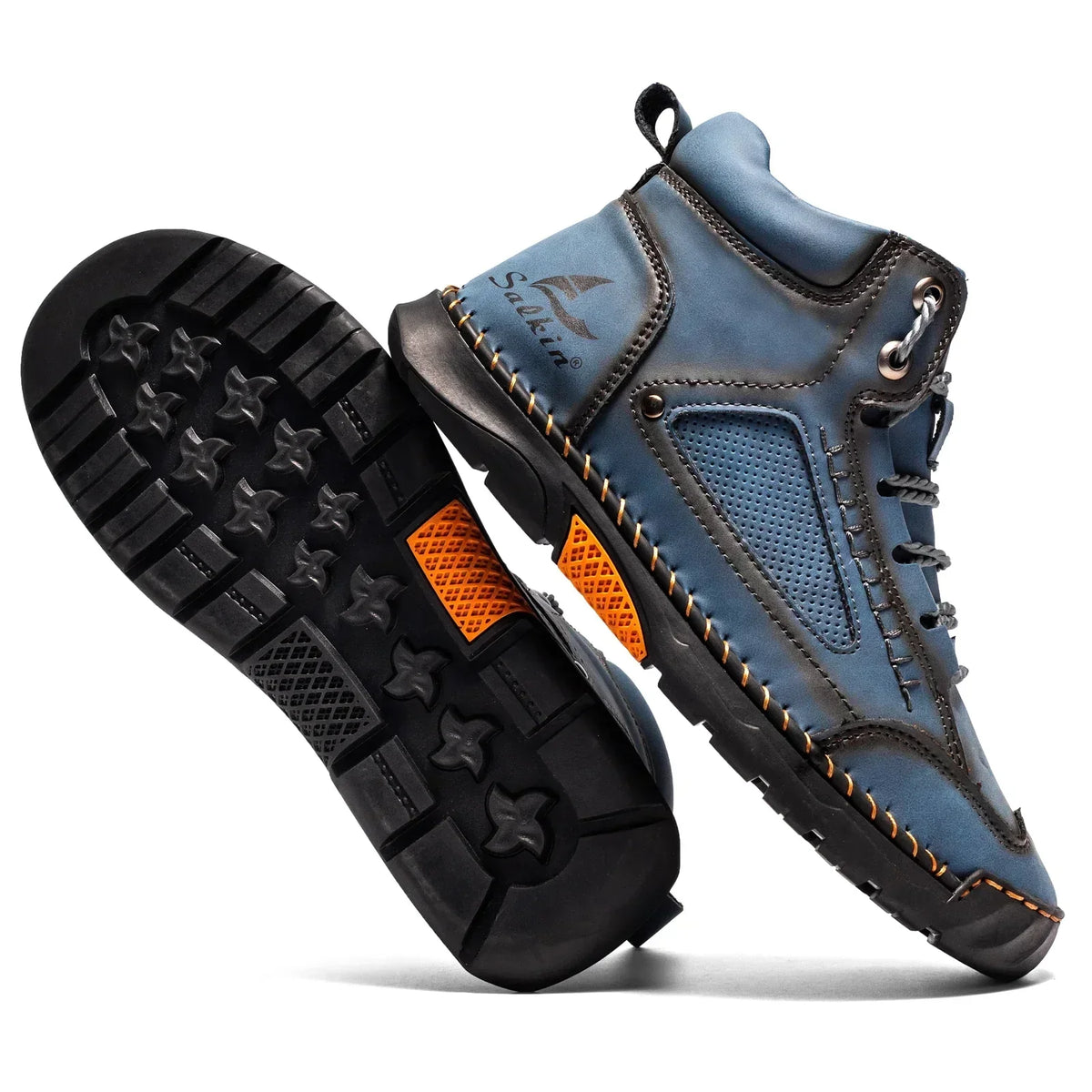 Alpenfeld™ | St. Moritz Leder High Top Schuhe