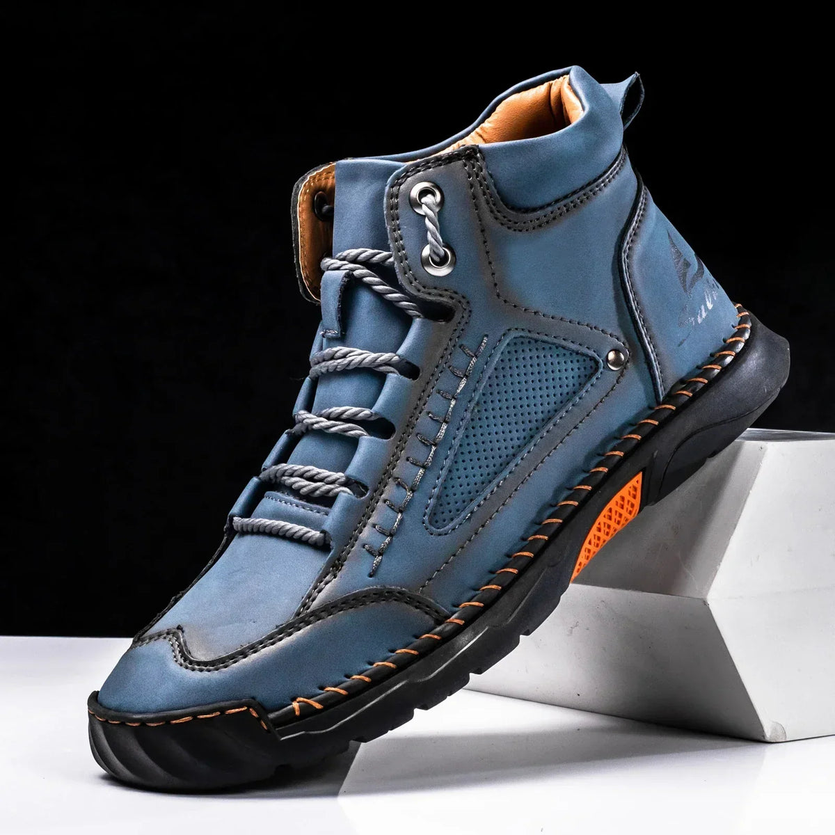 Alpenfeld™ | St. Moritz Leder High Top Schuhe