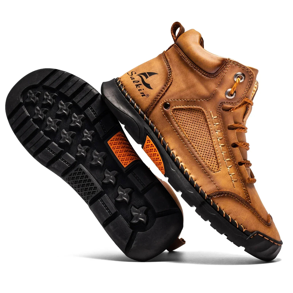 Alpenfeld™ | St. Moritz Leder High Top Schuhe