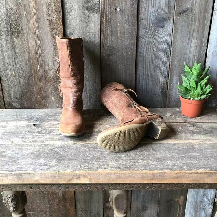 Alpenfeld | Trendige kniehohe Stiefel