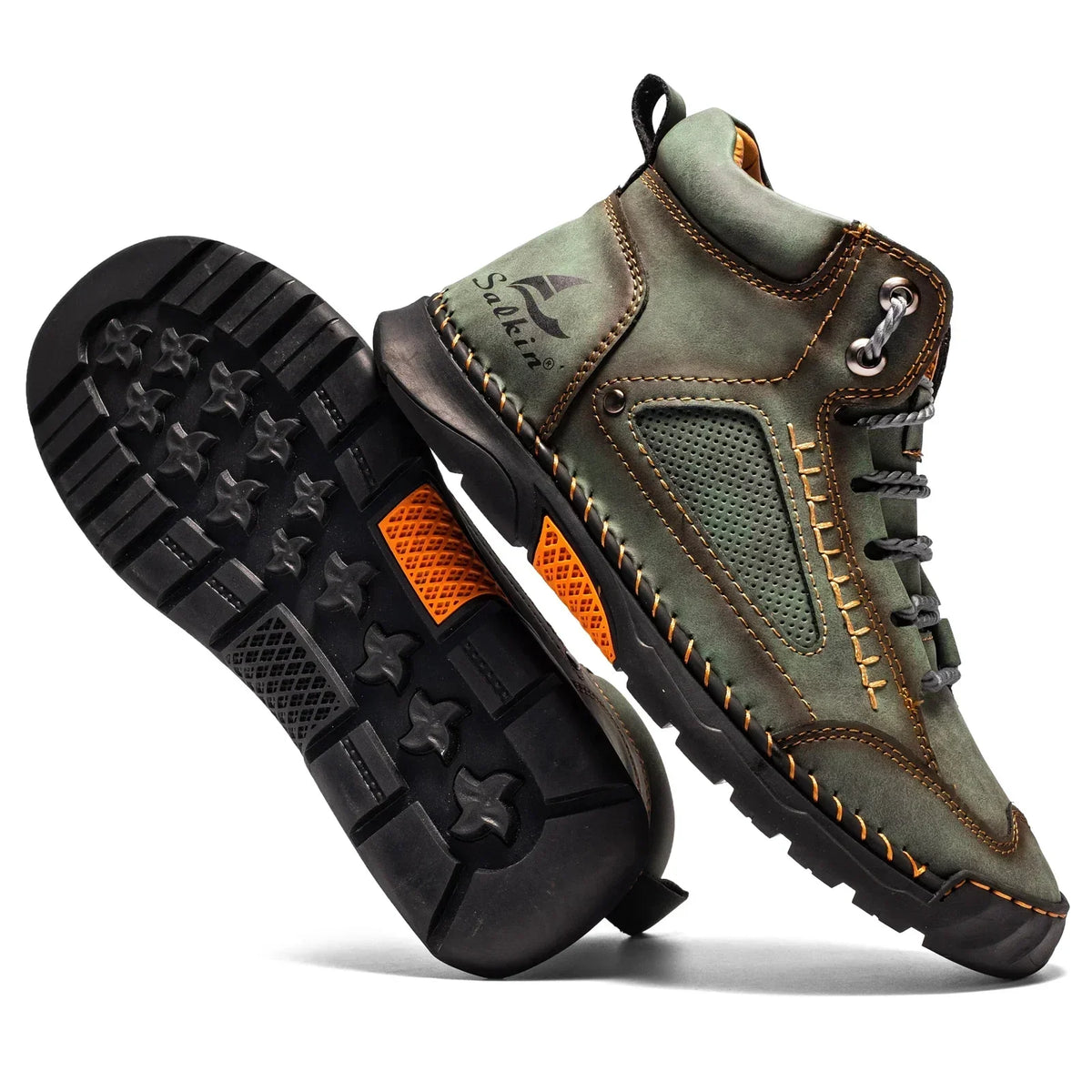 Alpenfeld™ | St. Moritz Leder High Top Schuhe