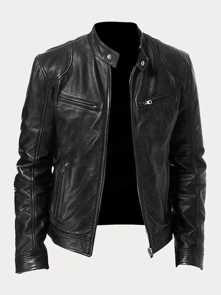 Alpenfeld | Klassische Lederjacke für Herren