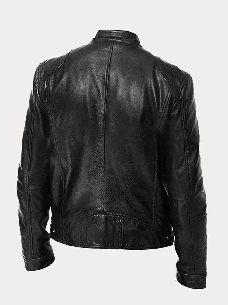 Alpenfeld | Klassische Lederjacke für Herren