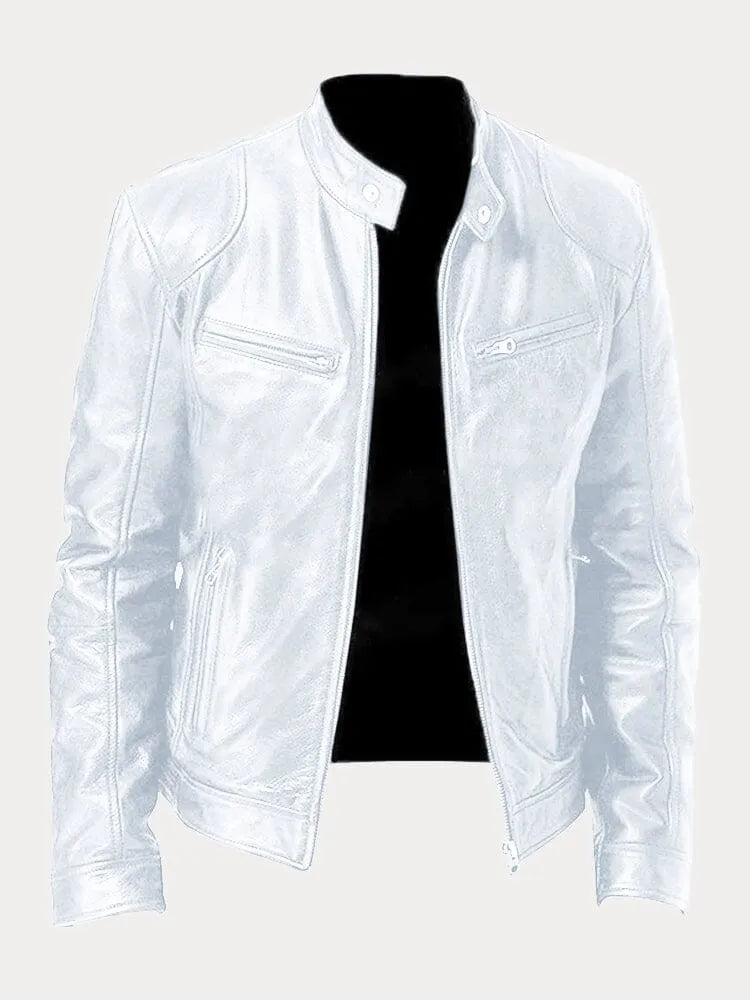 Alpenfeld | Klassische Lederjacke für Herren