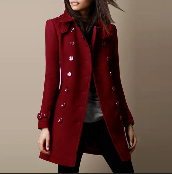Alpenfeld™ | Nadia – Trendiger Trenchcoat