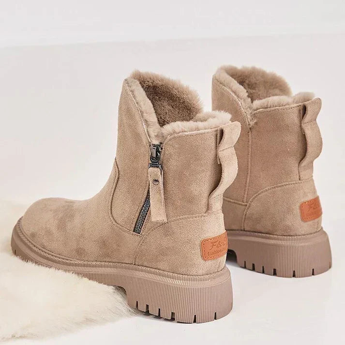 Alpenfeld™ | Gefütterte Winterstiefel mit Seitlichem Reißverschluss