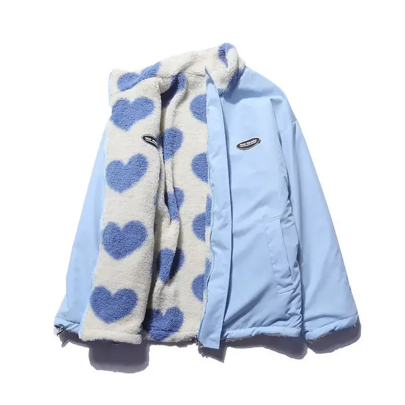 Alpenfeld™ | Wendbare Jacke mit Herzchen