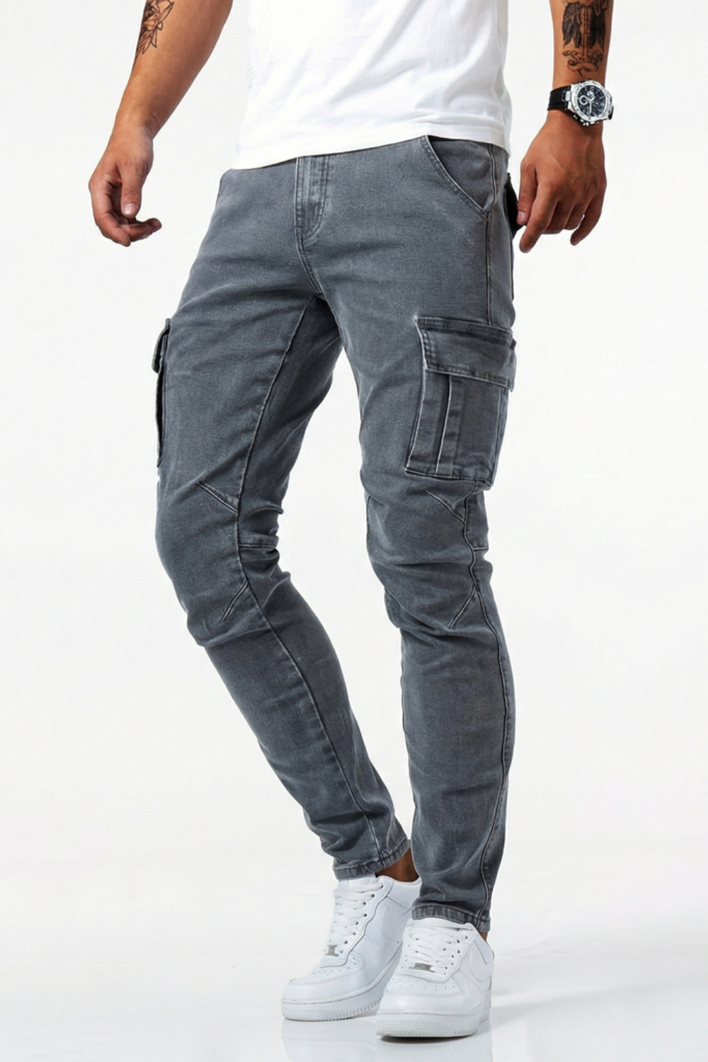 Alpenfeld | Cargo-Jeans für Herren  (1 kaufen, 1 GRATIS dazu)
