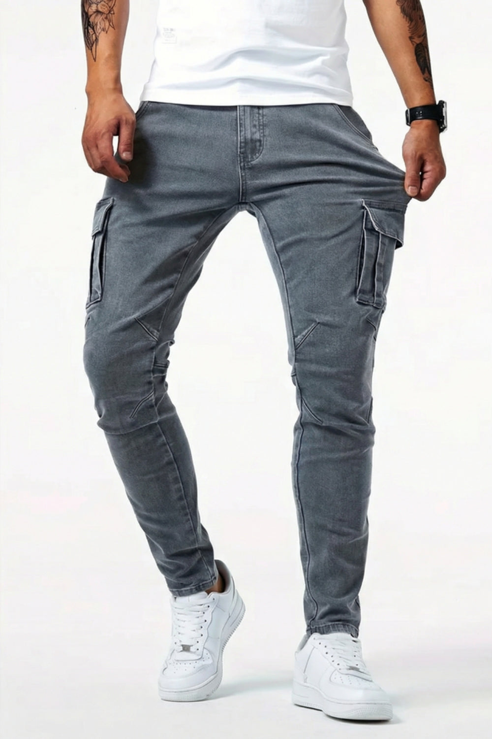 Alpenfeld | Cargo-Jeans für Herren  (1 kaufen, 1 GRATIS dazu)