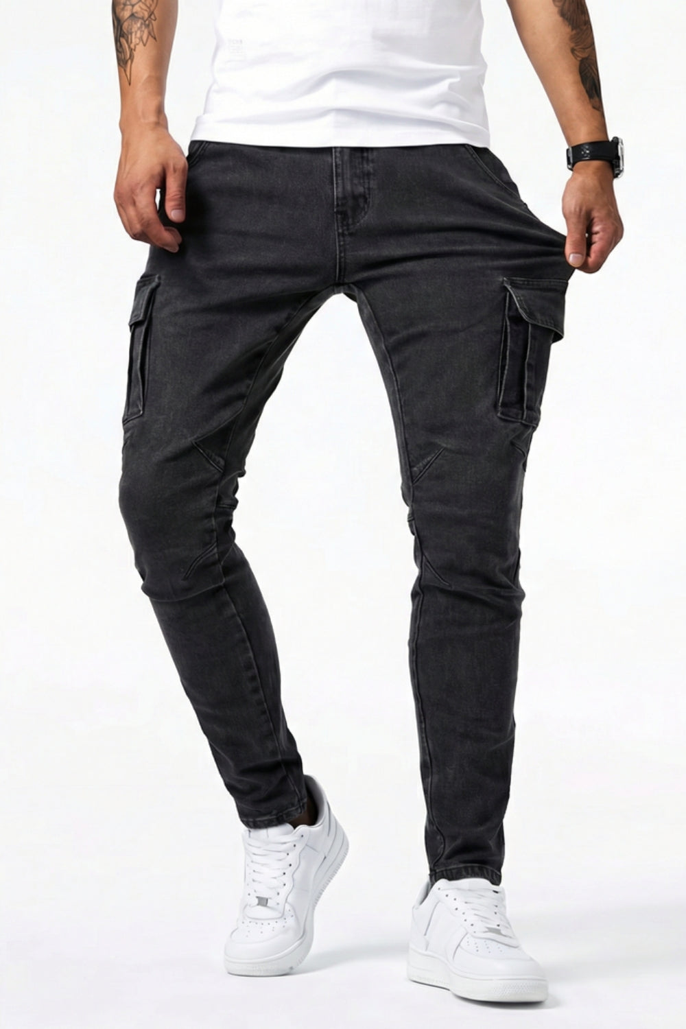 Alpenfeld | Cargo-Jeans für Herren  (1 kaufen, 1 GRATIS dazu)