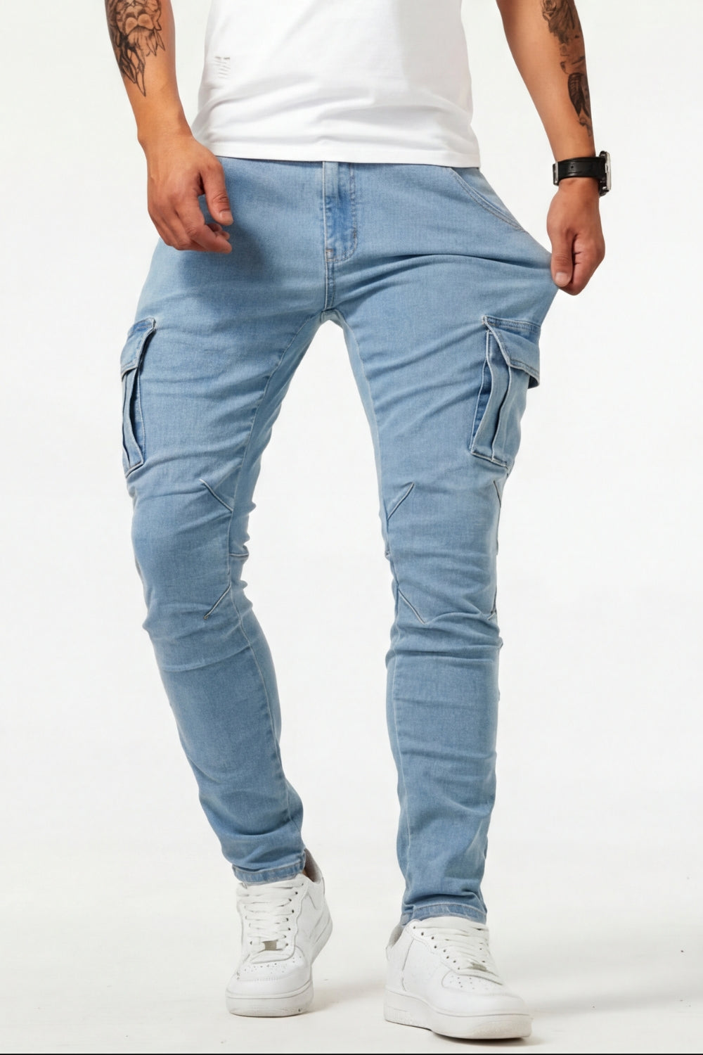 Alpenfeld | Cargo-Jeans für Herren  (1 kaufen, 1 GRATIS dazu)