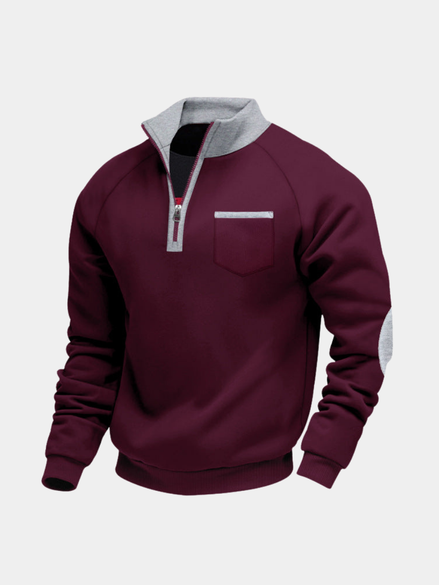 Sommerfeld | Herren-Fleece-Half-Zip-Pullover