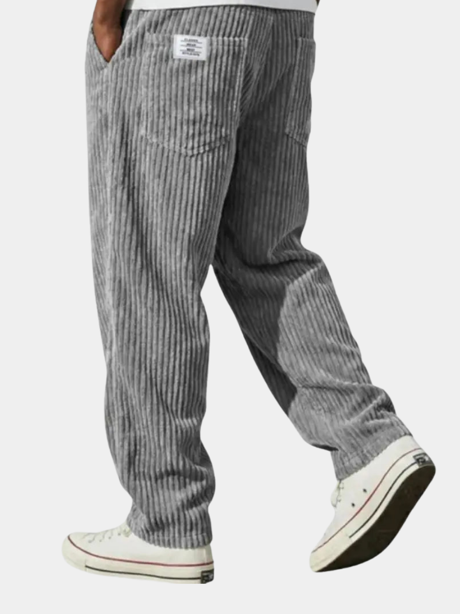 Alpenfeld | Herren Cordhose mit elastischem Bund (1 kaufen, 1 GRATIS dazu)