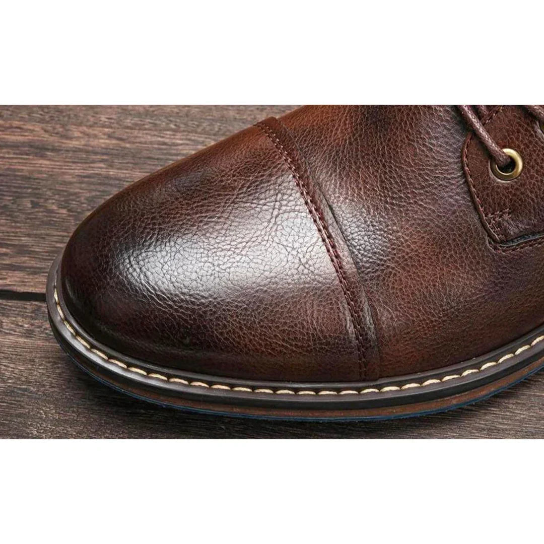Alpenfeld™ | Oxford-Stiefel aus Leder