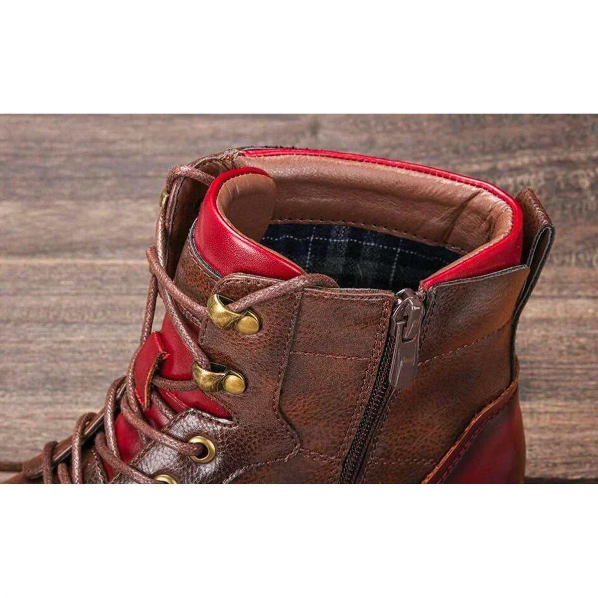 Alpenfeld™ | Oxford-Stiefel aus Leder