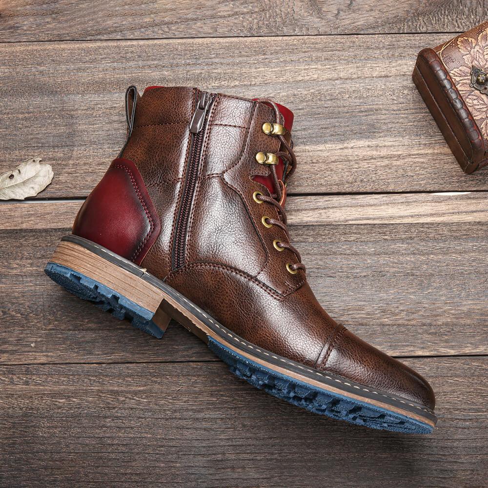 Alpenfeld™ | Oxford-Stiefel aus Leder