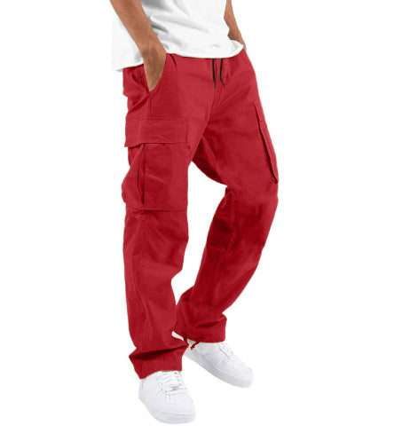 Alpenfeld™ | Herren Cargo-Hose mit weitem Schnitt – Freizeit & Utility-Hose