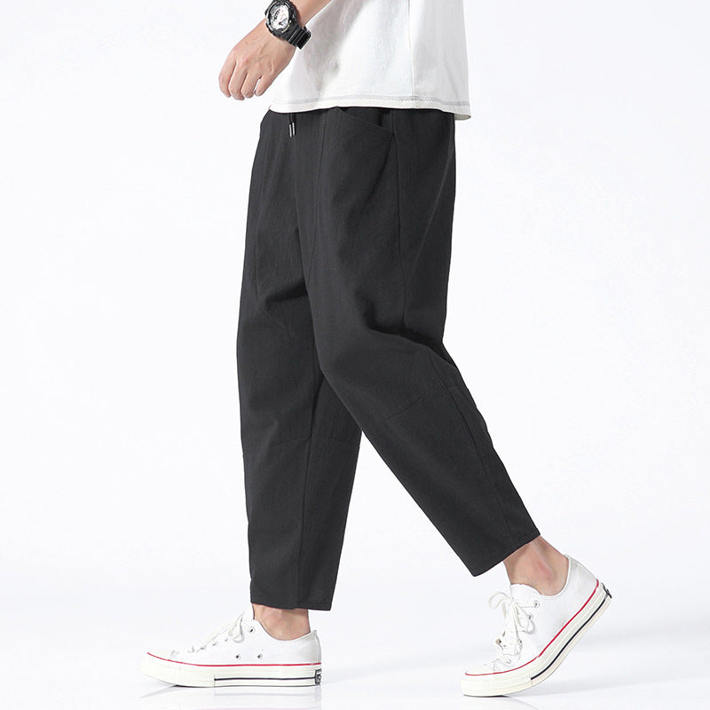 Alpenfeld™ | Herren Freizeithose im Harem-Stil – Locker, Modern, Bequem für Alltag und Streetwear