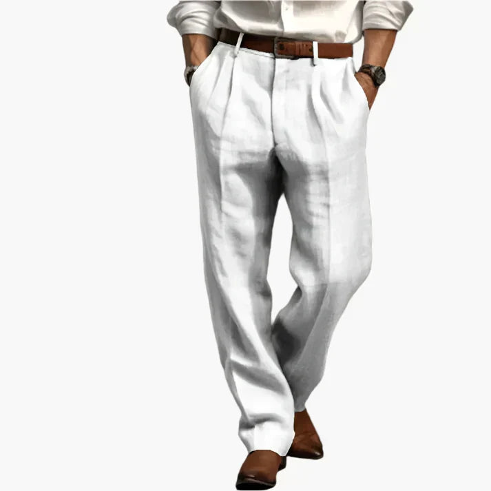 Alpenfeld™ | Herren Retro Anzughose – Klassische Business- und Freizeit-Hose mit weitem Bein, elegantem Look, ideal für Büro und Alltag