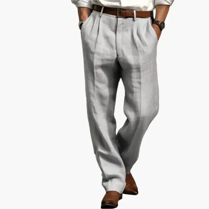 Alpenfeld™ | Herren Retro Anzughose – Klassische Business- und Freizeit-Hose mit weitem Bein, elegantem Look, ideal für Büro und Alltag