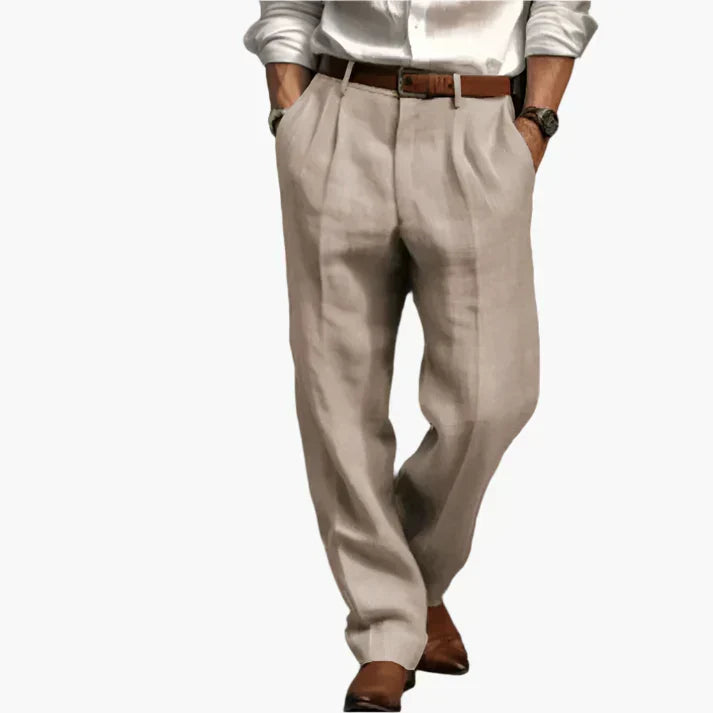 Alpenfeld™ | Herren Retro Anzughose – Klassische Business- und Freizeit-Hose mit weitem Bein, elegantem Look, ideal für Büro und Alltag