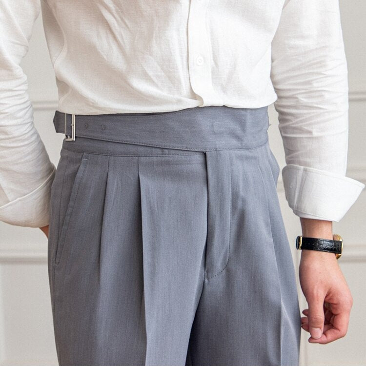 Alpenfeld™ | Ellis - Klassische Hose Mit Hoher Taille Und Schnallenverschluss Für Herren
