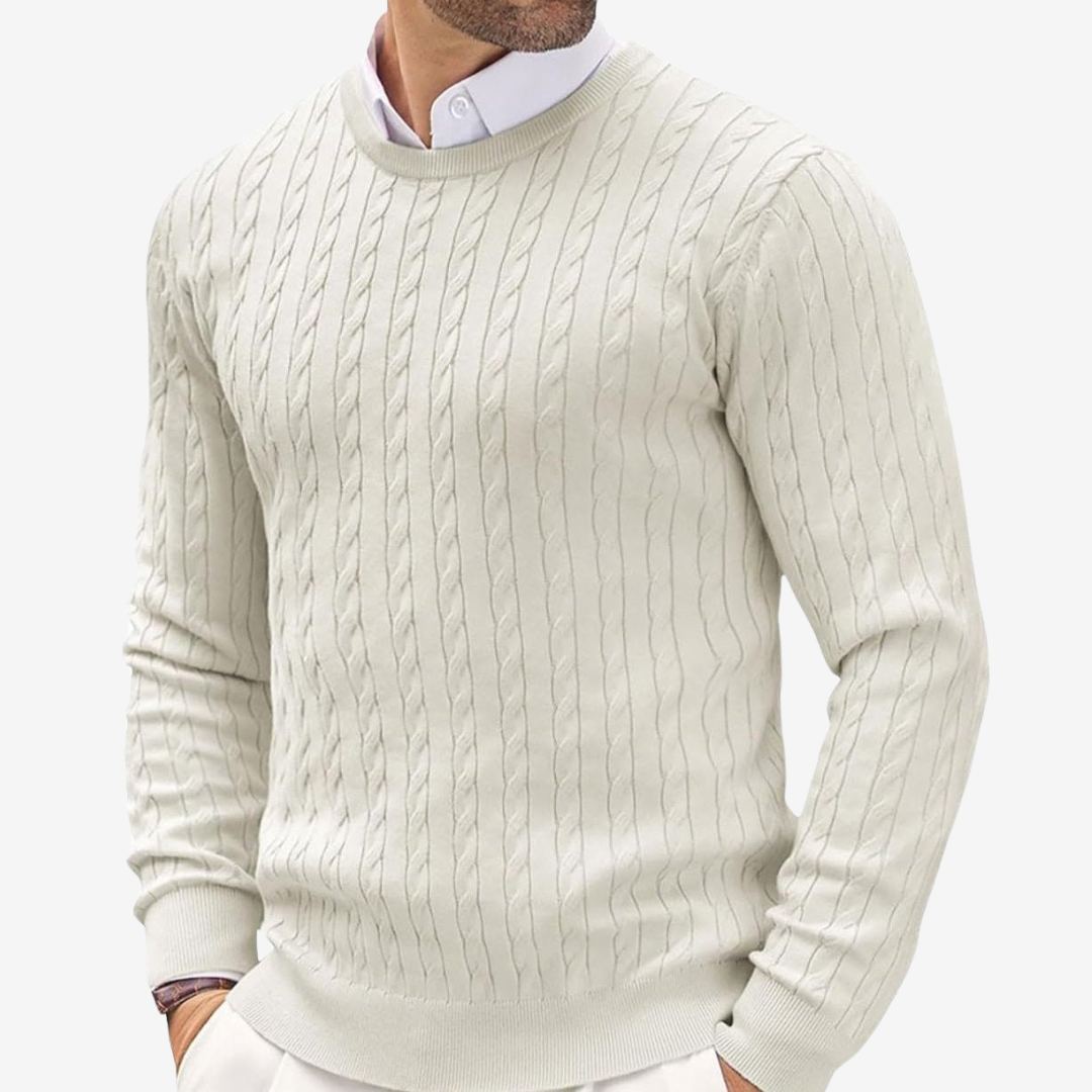 Alpenfeld | Klassischer Zopfmuster-Pullover (1 kaufen, 1 GRATIS dazu)