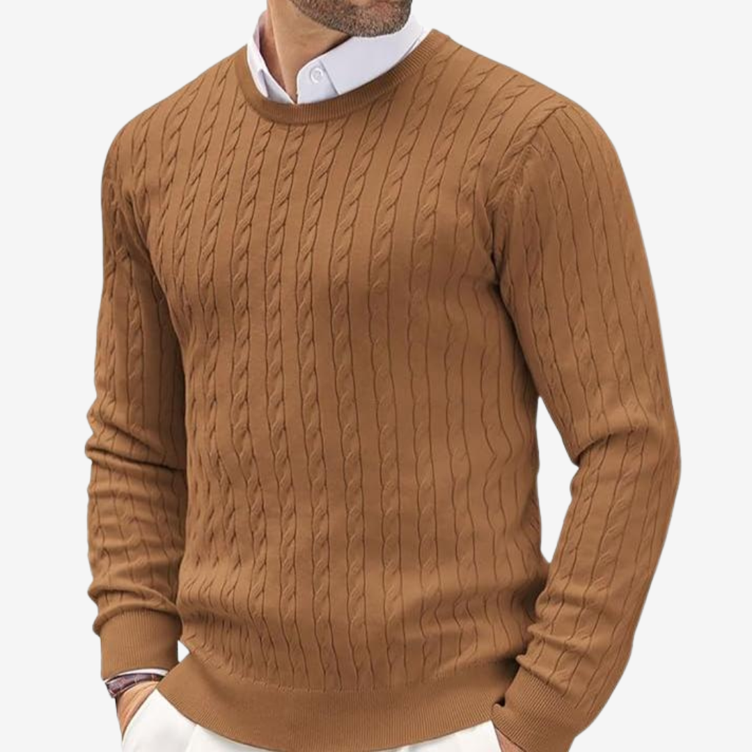 Alpenfeld | Klassischer Zopfmuster-Pullover (1 kaufen, 1 GRATIS dazu)
