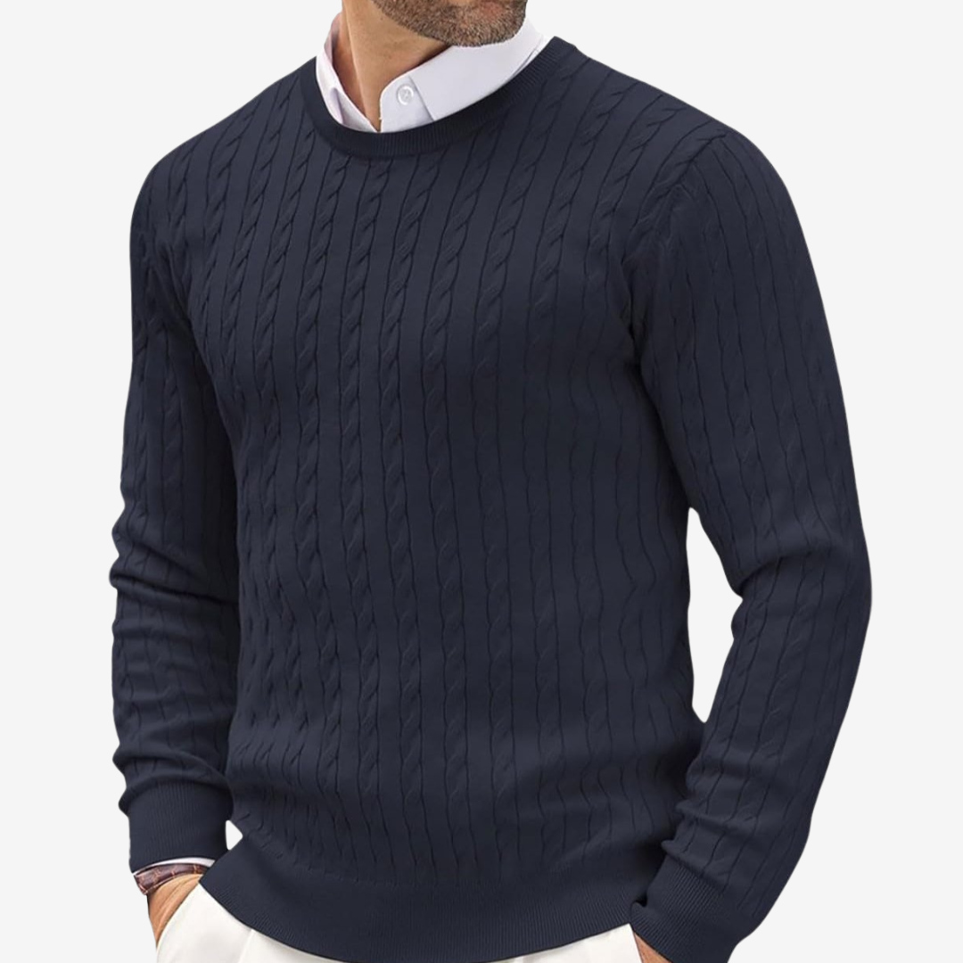 Alpenfeld | Klassischer Zopfmuster-Pullover (1 kaufen, 1 GRATIS dazu)