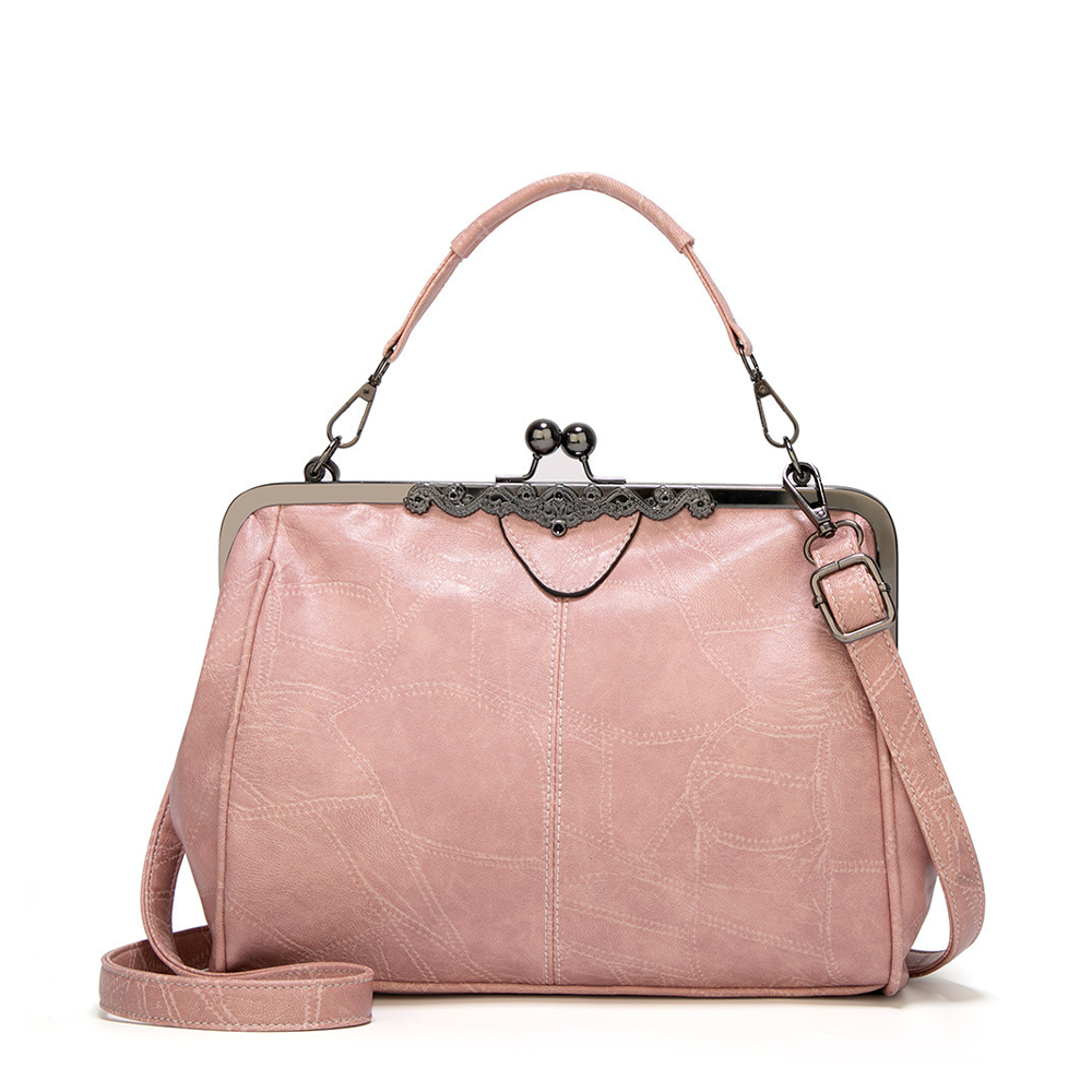 Vintage Kuss-Schloss Handtasche