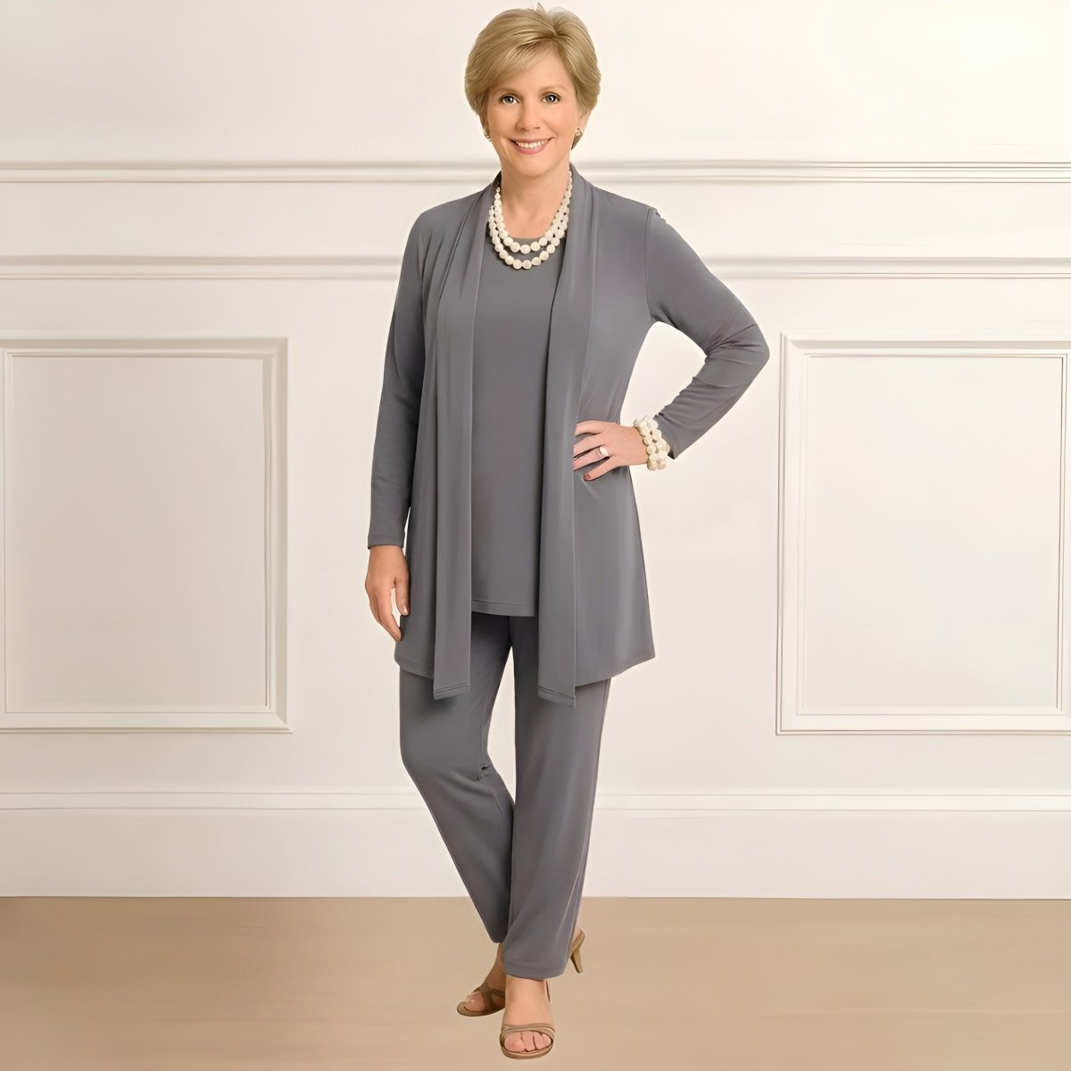 Ronalie | Elegantes Set aus Oberteil und Hose