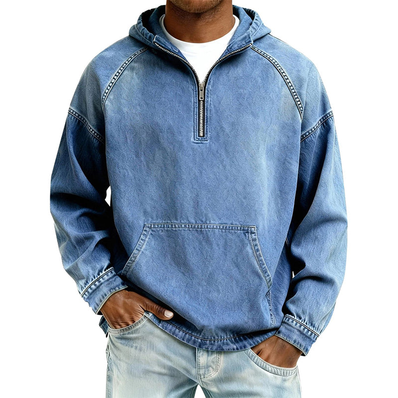Alpenfeld | Lässiger Denim-Hoodie (1 Kaufen, 1 GRATIS dazu)