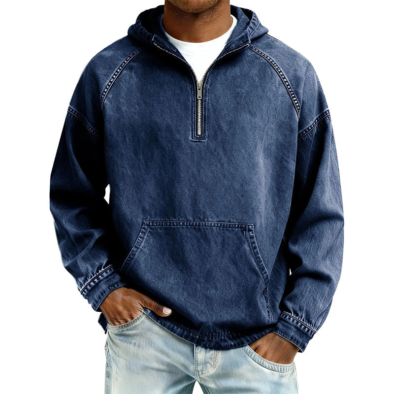 Alpenfeld | Lässiger Denim-Hoodie (1 Kaufen, 1 GRATIS dazu)