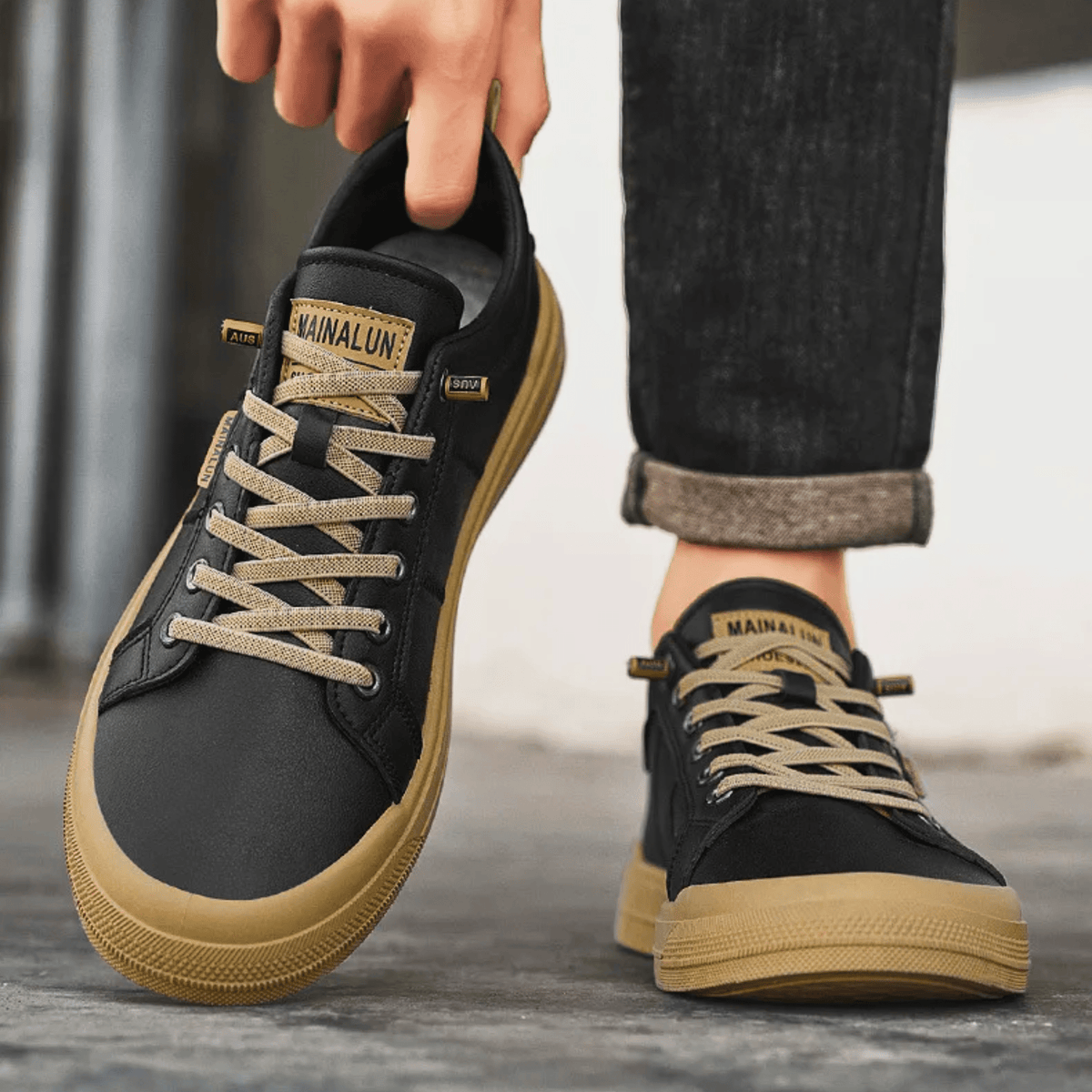 Alpenfeld | Leder-Sneaker für Herren