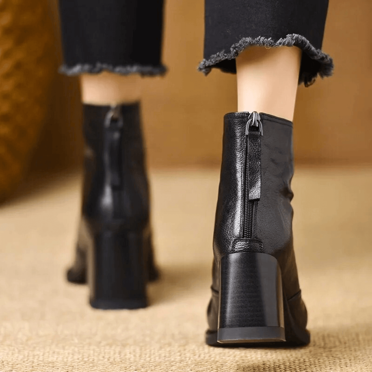 Alpenfeld™ | Luxuriöse Stiefeletten mit mittelhohem Absatz