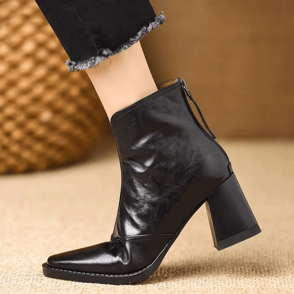 Alpenfeld™ | Luxuriöse Stiefeletten mit mittelhohem Absatz
